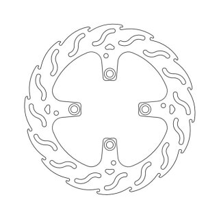 Moto-Master Flame series brake rotor