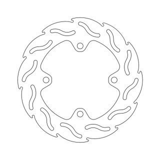Moto-Master Flame series brake rotor