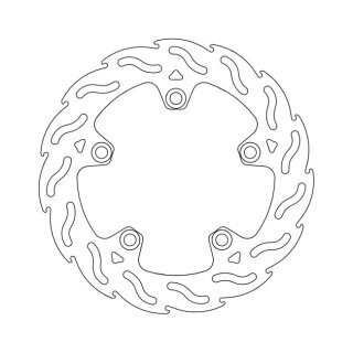 Moto-Master Flame series brake rotor