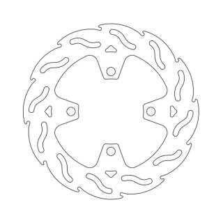 Moto-Master Flame series brake rotor