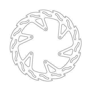 Moto-Master Flame series brake rotor