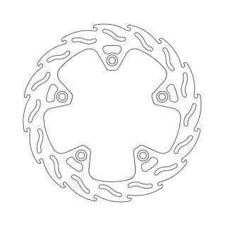 Moto-Master Flame series brake rotor
