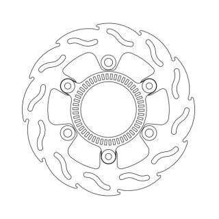 Moto-Master Flame series brake rotor