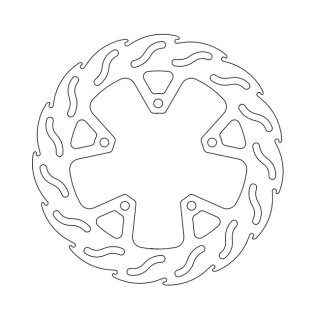 Moto-Master Flame series brake rotor