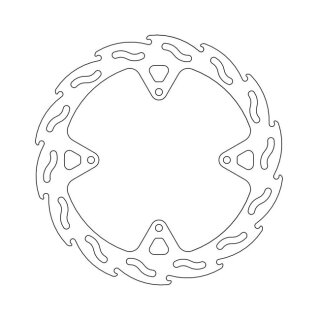 Moto-Master Flame series brake rotor