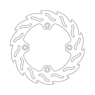 Moto-Master Flame series brake rotor