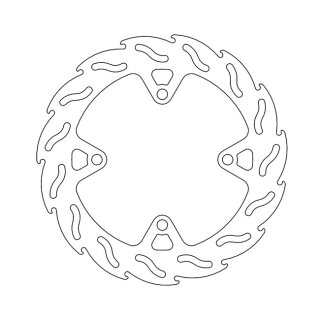Moto-Master Flame series brake rotor