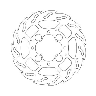 Moto-Master Flame series brake rotor