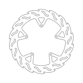 Moto-Master Flame series brake rotor