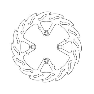 Moto-Master Flame series brake rotor