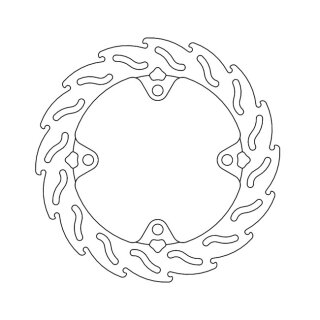 Moto-Master Flame series brake rotor
