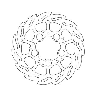 Moto-Master Flame series brake rotor