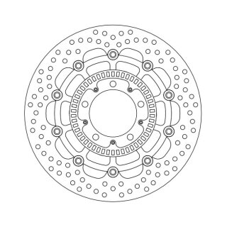 Moto-Master Halo series floating brake rotor