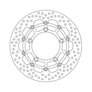 Moto-Master Halo series floating brake rotor