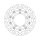 Moto-Master Halo series floating brake rotor
