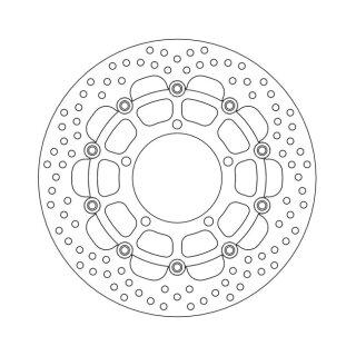 Moto-Master Halo series floating brake rotor