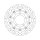 Moto-Master Halo series floating brake rotor