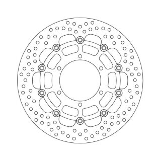 Moto-Master Halo series floating brake rotor