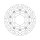 Moto-Master Halo series floating brake rotor