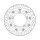 Moto-Master Halo series floating brake rotor