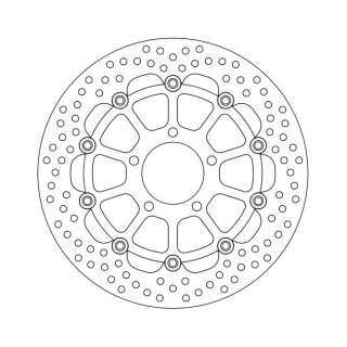 Moto-Master Halo series floating brake rotor