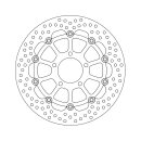 Moto-Master Halo series floating brake rotor
