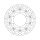 Moto-Master Halo series floating brake rotor