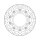 Moto-Master Halo series floating brake rotor