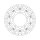 Moto-Master Halo series floating brake rotor