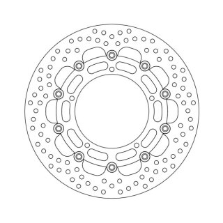 Moto-Master Halo series floating brake rotor