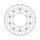 Moto-Master Halo series floating brake rotor