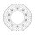 Moto-Master Halo series floating brake rotor