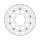Moto-Master Halo series floating brake rotor