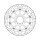 Moto-Master Halo series floating brake rotor