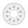 Moto-Master Halo series floating brake rotor