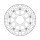 Moto-Master Halo series floating brake rotor
