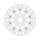 Moto-Master Halo series floating brake rotor