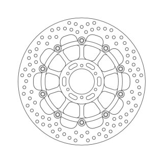 Moto-Master Halo series floating brake rotor