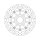 Moto-Master Halo series floating brake rotor