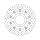 Moto-Master Halo series floating brake rotor