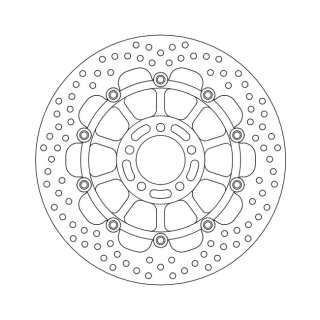 Moto-Master Halo series floating brake rotor