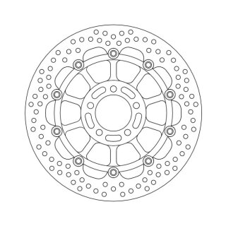 Moto-Master Halo series floating brake rotor