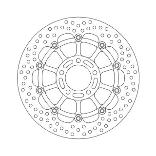 Moto-Master Halo series floating brake rotor