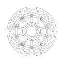 Moto-Master Halo series floating brake rotor