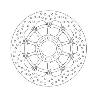 Moto-Master Halo series floating brake rotor