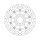 Moto-Master Halo series floating brake rotor