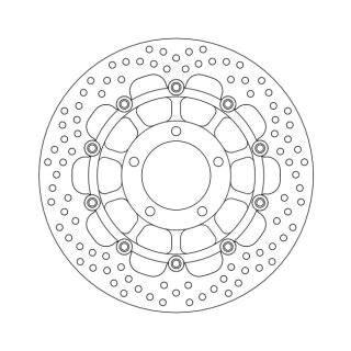 Moto-Master Halo series floating brake rotor