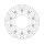 Moto-Master Halo series floating brake rotor