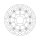 Moto-Master Halo series floating brake rotor