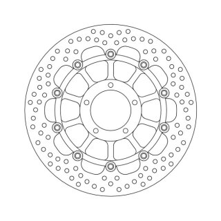 Moto-Master Halo series floating brake rotor